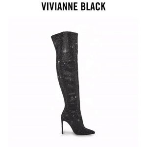 Steve Madden Vivianne Over the Knee Boot - Black (9)